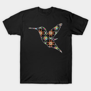 Floral hummingbird T-Shirt